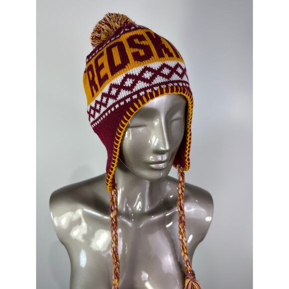 NFL Washington Redskins Winter Knit Cap Hat with Pom Poms by New Era - Picture 1 of 7